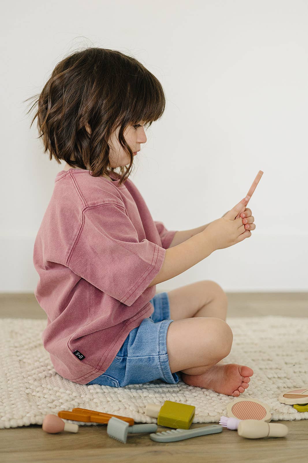 Silicone Hair and Makeup Play Set