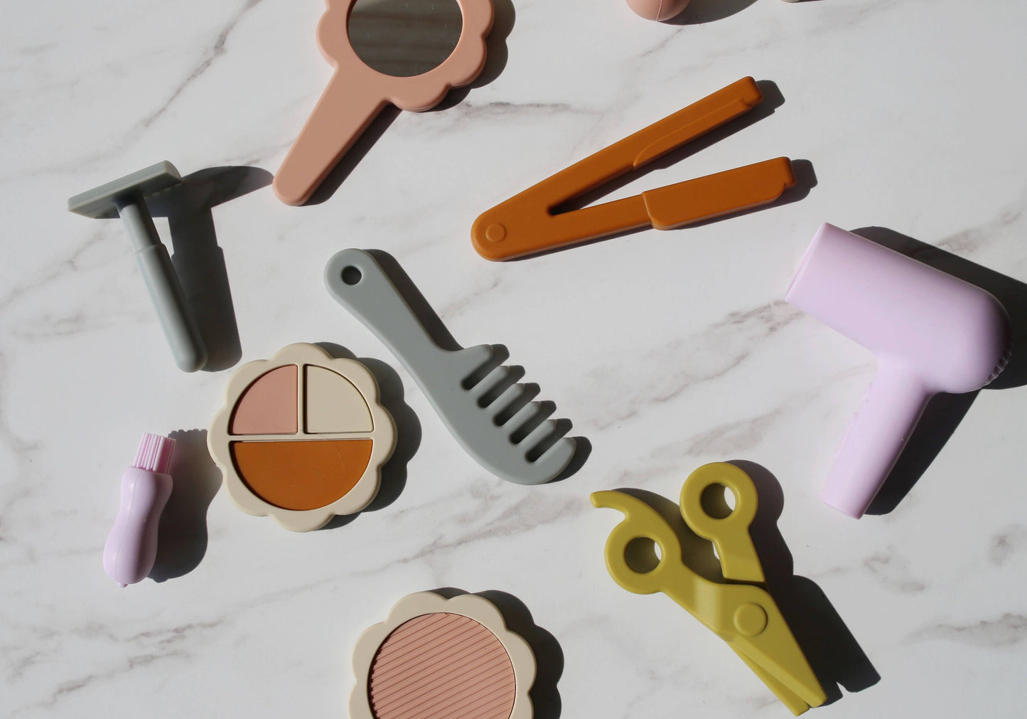 Silicone Hair and Makeup Play Set